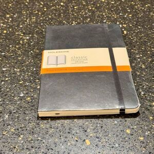 Moleskin Classic Collection Lined Leather Journal.